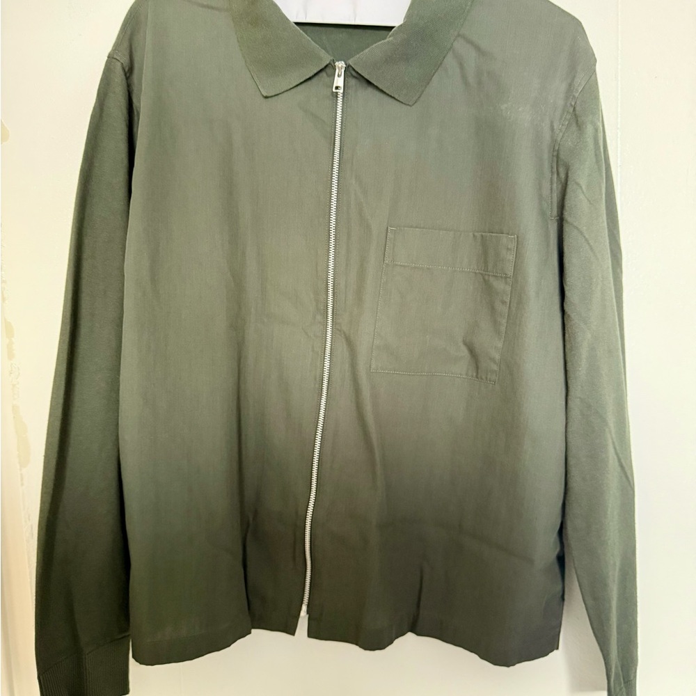 COS Relaxed Fit Green Top